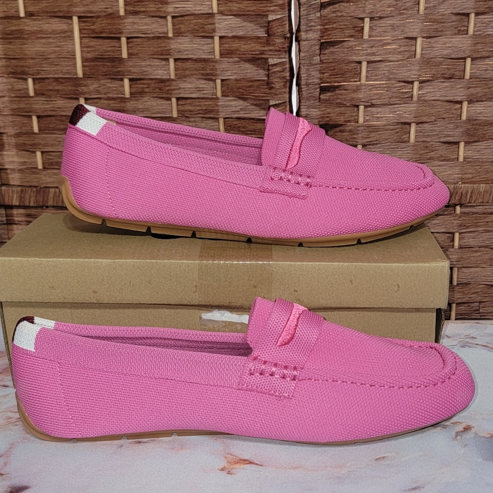 JBB Knit Slip-on Loafer Pink